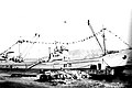 אח"י בת גלים (ת-81) ליד רציף הנמל הצבאי באילת, 1969
