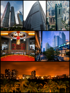 Een collage van Shenzhen