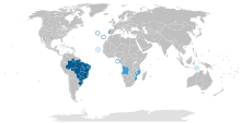 Răspândirea limbii portugheze în lume