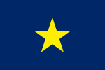 First Flag of the Republic of Texas (independent 1836-1845; flag flown 1836-1839)
