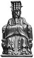 Confucius, bronze figure