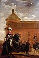 Prince Baltasar Carlos in the Riding School with the Count-Duke of Olivares outside Buen Retiro Palace, by Velázquez, c. 1636