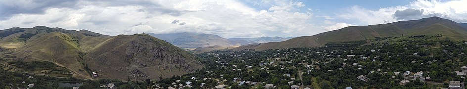 A panorama of Lernapat village, Armenia.