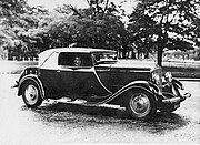 Panhard et Levassor "Cabrio-Coupé" Pourtout, 1930.