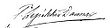 Signature de Félix Le Peletier d'Aunay