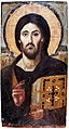 English: Encaustic painting on panel, St. Catherine's Monastery, Sinai, 6th-7th century. The oldest known icon of Christ Pantocrator.