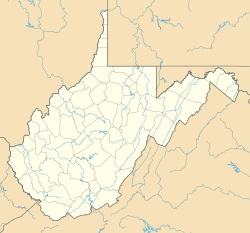 贝克利在西維吉尼亞州的位置