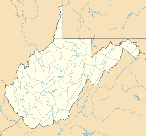 Пі-Ридж. Карта розташування: Західна Вірджинія