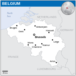 موقعیت بلژیک