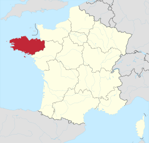 Laag faan't regiuun Bretagne uun Frankrik