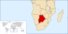 Description de l'image LocationBotswana.svg‎.
