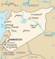 CIA map for Syria in English