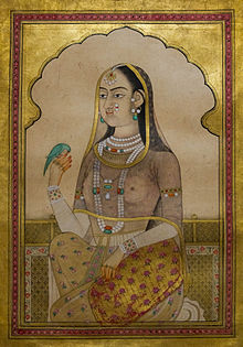 A Bejeweled Maiden with a Parakeet.jpg
