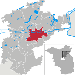 Розташування Еберсвальде