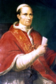 Paus Leo XII in de 19e eeuw geboren op 2 augustus 1760