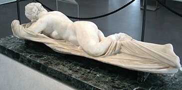 Hermafodita dormido,[22]​ siglo I, Museo Nazionale Romano, Palazzo Massimo Alle Terme, Roma.