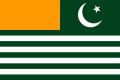 The flag of Azad Kashmir