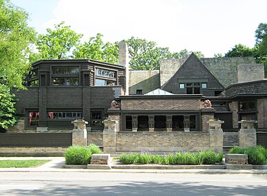 Домът на Ф. Л. Райт в Оук парк, Илинойс