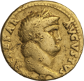 Golden aureus, AD 68