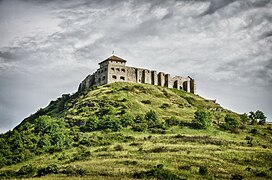 A sümegi vár, ami az egyik legnagyobb és legépebbnek fennmaradt középkori erőd az országban