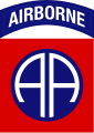Нарукавна емблема 82-ї повітрянодесантної дивізії США