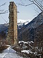 6.5 - 12.5: La Ruina Cagliatscha en la vischinanza dad Andeer en Val Schons.