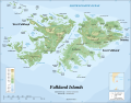 24. A brit tengerentúli területek közé tartozó Falkland-szigetek topográfiai térképe (javítás)/(csere)