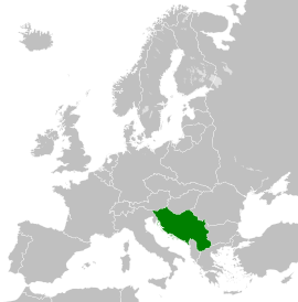 Краљевина Југославија на мапи (1930-е)