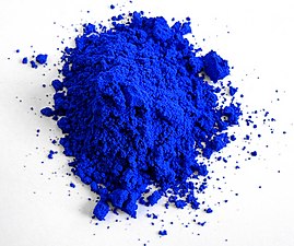 Albastru YInMn este un pigment albastru anorganic care a fost descoperit accidental în 2009.