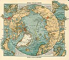 Karte des Nordpolarmeers vom Verlag Justus Perthes (1906)
