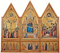Giotto di Bondone Stefaneschijev triptih, 224 x 245 cm