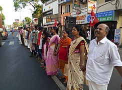 Protest in Kerala, India