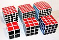 Rubiku kuubikust on loodud arvukalt erineva suurusega versioone