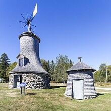 Windmill and House for Generating Carbide Gas