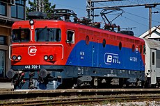 Modernizirana lokomotiva SV 441-701 u novom bojanju srbijanskog državnog putničkog prijevoznika „Srbija Voz“