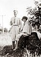 With Zelda at Dellwood, September 1921