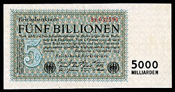 GER-130-Reichsbanknote-5 Trillion Mark (1923)