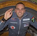 English: South Africa. Mark Shuttleworth, entrepreneur and first South African in space. Русский: ЮАР. Марк Шаттлворт, предприниматель и первый южноафриканец в космосе.