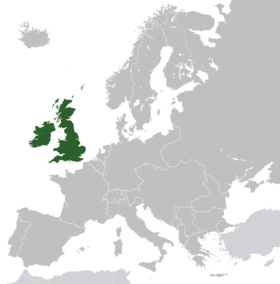 Localização de Reino Unido