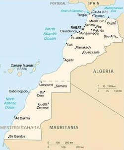 Мапа Марока