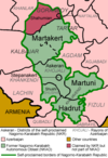 Bản đồ của miền Nagorno-Karabakh