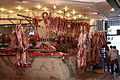 A butcher's display in Morocco