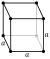 Struktur kristal Cubic untuk fluorin
