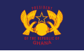 Vlajka ghanského prezidenta Poměr stran: ~19:32