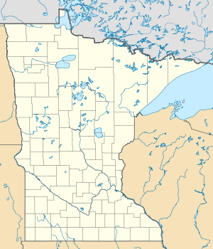 Міннеаполіс. Карта розташування: Міннесота