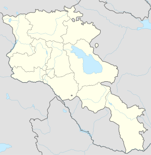 Монастир Кіранц. Карта розташування: Вірменія