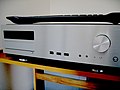 Antec Fusion V2 home theater PC case with VFD display, volume control and some ports on front