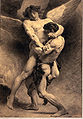 «Иаков и ангел». Леон Бонна