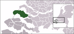 Kart over Schouwen-Duiveland
