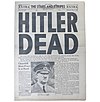 히틀러의 죽음을 알리는 신문 기사